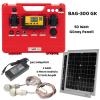 Bag-300GK Güneş Panelli Taşınabilir Solar Güç İstasyonu (Modifiye Sinüs) Kırmızı