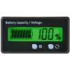 LCD Batarya Voltaj / Kapasite Göstergesi 12-84V LiFePO4 / Lion / Batarya ve Akü için