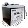 Ortec 12.8 Volt 100 Amper LiFePO4 Batarya